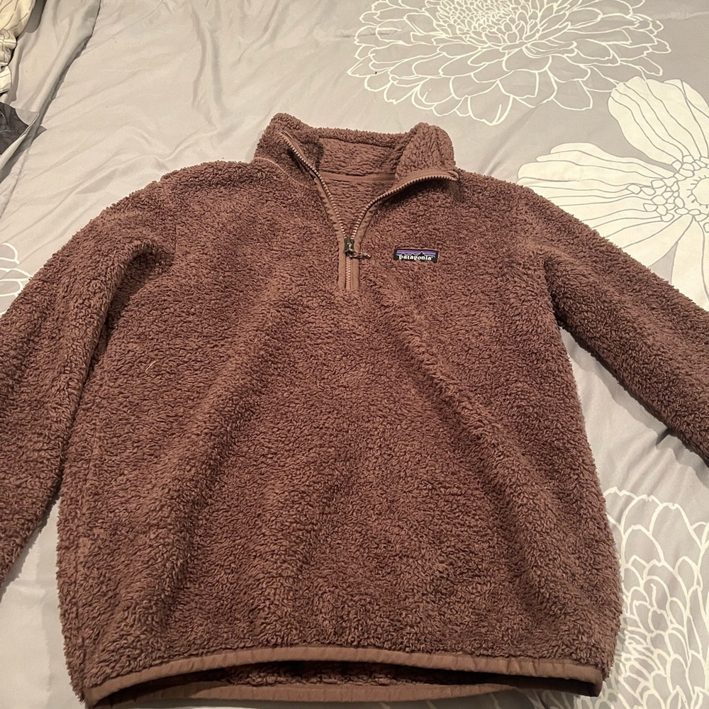 Patagonia Brown Fleece Pullover Sweatshirt